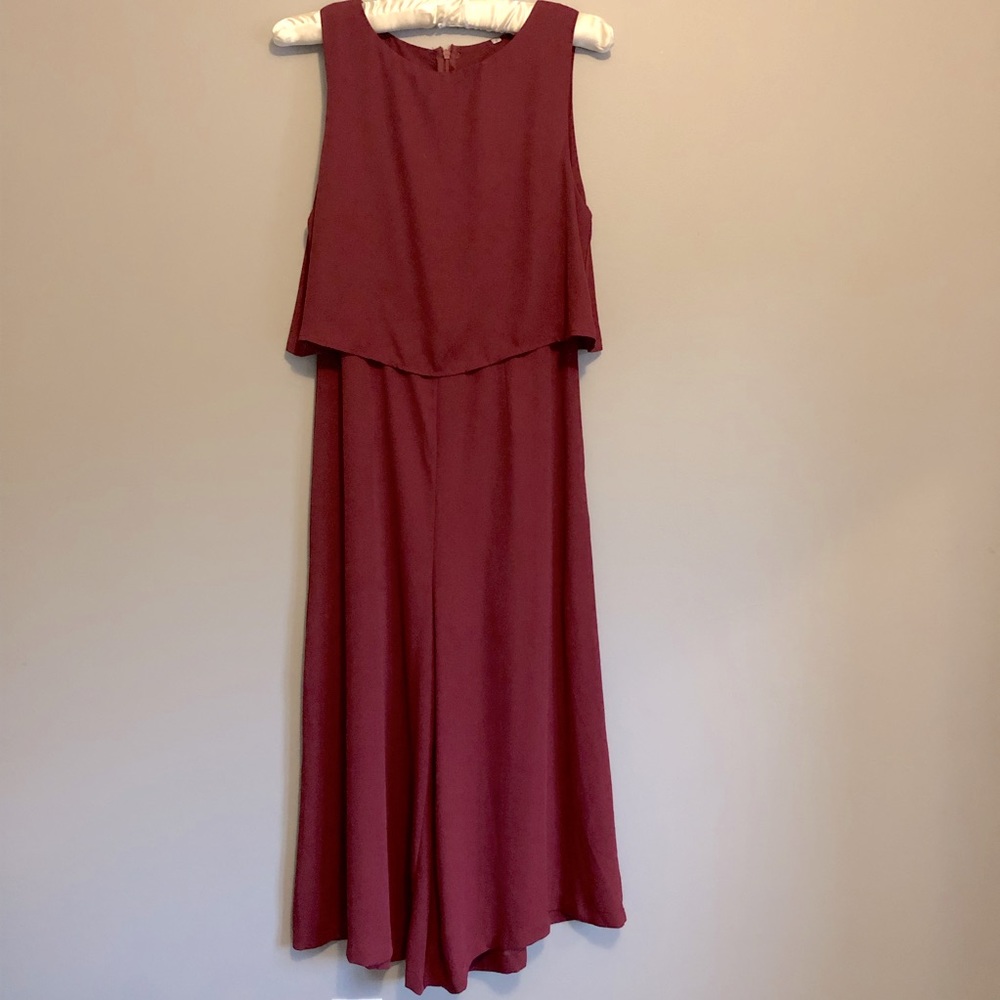 Maroon Jumpsuit
